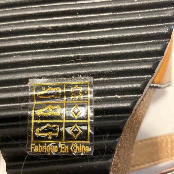 L’ARTISTE Sz 35 Spring Step Leather Strappy Wedges  Sandals - Picture 7 of 10